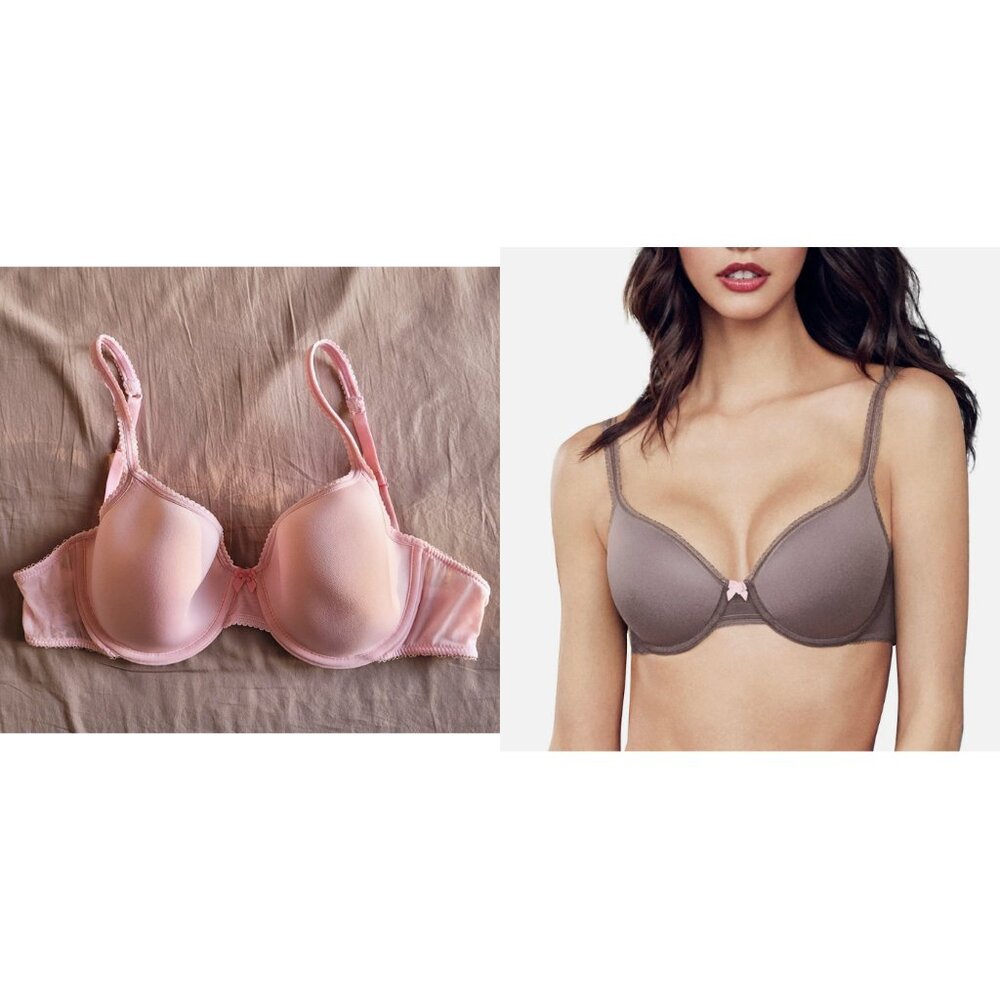 B tempt'd Perfectly Fabulous Spacer T-shirt Bra in Pink (36B)